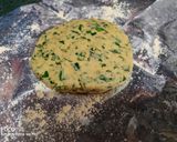A picture of step 2 of Methi paratha.