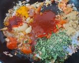 A picture of step 2 of Baby Corn and Mixed Veg Jalfrezi.