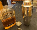 A picture of step 1 of Whiskey Sour.