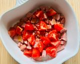A picture of step 1 of Cheese appetizer with tomatoes and sausage.