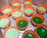 Foto langkah ke 3 dari resep Kue Lumpang / Kue Ijo.