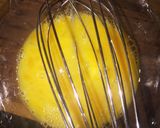 A picture of step 1 of Omelette egg roll.
