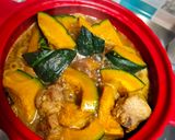 A picture of step 4 of Braised Pork Ribs with Pumpkin.