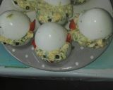 Kurczaczki z jajek🐣🐤🐥 z żółtkami z jajek ze szczypiorkiem i koperkiem krok przepisu 1 zdjęcie
