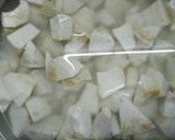 A picture of step 1 of Spicy tapioca.