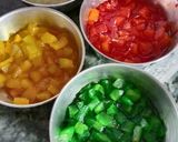 तरबूज के छिलके का टूटी फ्रूटी(Tarbooj ke chilke ke tutti fruity recipe in hindi) रेसिपी चरण 2 फोटो