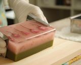 A picture of step 12 of Cherry Blossoms and Matcha ''MIZU-YOKAN'' (White Bean Jelly).