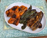 Une image de l'étape 11 de Poivrons bicolores et courgettes jaunes grillés aux épices.