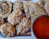 A picture of step 5 of Veg Momo.