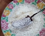 A picture of step 3 of Banana Popsicles #mashujaarecipe.