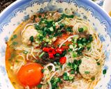 Hình bước làm 6 của món Bún riêu cua đồng