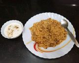 A picture of step 8 of Hari Moong Dal Khichudi.