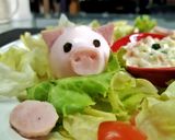 รูปขั้นตอนการทำที่ 6 ของ สลัดไข่ต้มหมูแข็งแรง