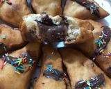 عکس مرحله 3 از دستور پیراشکی شکلاتی فوری