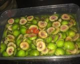 Hình bước làm 1 của món Sung muối chua nhanh