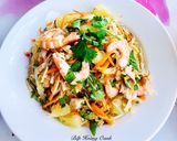 Hình bước làm 2 của món Gỏi Bưởi