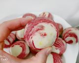 天菜男神（甜菜根牛奶南瓜酥）的食譜步驟5照片