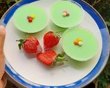 Foto langkah ke 4 dari resep Green Tea Silk Pudding.