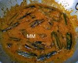 A picture of step 9 of Bhindi/Okra Gravy Masala.