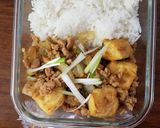 Foto langkah ke 4 dari resep Tumis Tahu Ayam Cincang.