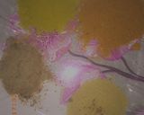 A picture of step 2 of Chickens parts,species and flour 😋.