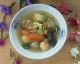 Foto langkah ke 5 dari resep Sup Bola Tahu dan Bakso.