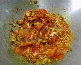 A picture of step 4 of Potato, Dry Yellow Peas Curry (Aloo, Yellow Matar Subzi).