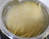 A picture of step 1 of Spaghetti cheesy veggies with egg delite.