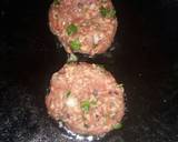 DIY beef burger with egg recipe step 2 photo