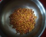 A picture of step 1 of Chana-methi nu khattu athanu.