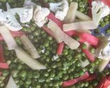 A picture of step 1 of Vegetables Pulao.