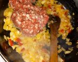 Foto del paso 2 de la receta: Zapallitos revueltos con carne picada