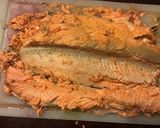 A picture of step 1 of California Farm Salmon Crumble.