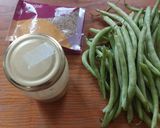 Foto del paso 1 de la receta: Ejotes en microondas con aderezo de tahini y mostaza