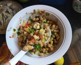 A picture of step 4 of Sprouts Chickpeas Salad Chaat Recipe.