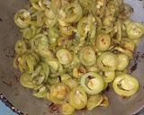 A picture of step 3 of Parwal ki dry sabzi.