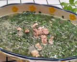 Hình bước làm 2 của món Canh xà lách xoong nấu thịt xay
