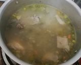 A picture of step 14 of Broken Wheat Chicken Soup with Roasted vegetables.