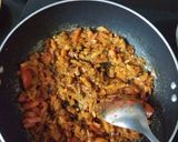 A picture of step 3 of Spinach dal curry.