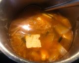Hình bước làm 3 của món Canh kim chi đậu hũ Hàn Quốc