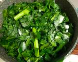 Pui Shaag Chingri Chorchori (Malabar Spinach Curry) recipe step 6 photo
