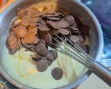 Une image de l'étape 2 de Roulé chocolat praline.