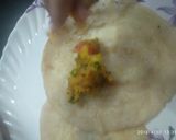 A picture of step 4 of Suji wrap.