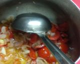 A picture of step 2 of Baingan bhaja.