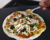 A picture of step 7 of Pizza Dosa.