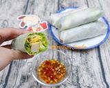 Hình bước làm 4 của món Cuốn Chả Cá Phan Rang