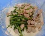 Foto langkah ke 3 dari resep Bakwan Sosis Buncis.