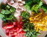 A picture of step 1 of Thai Red curry.