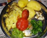 A picture of step 6 of Tomato potato and brinjal ka yummy Chokha.