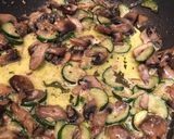 A picture of step 4 of Salmon pasta.